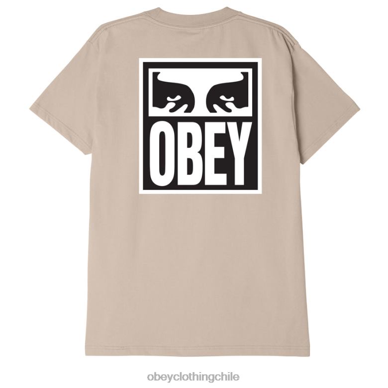 ropa 40VX883 hombres camiseta clásica ojos icono ii OBEY arena