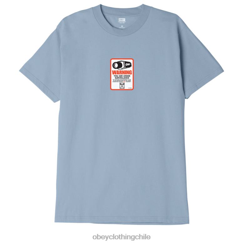 ropa 40VX896 hombres camiseta clásica de vigilancia OBEY buen gris