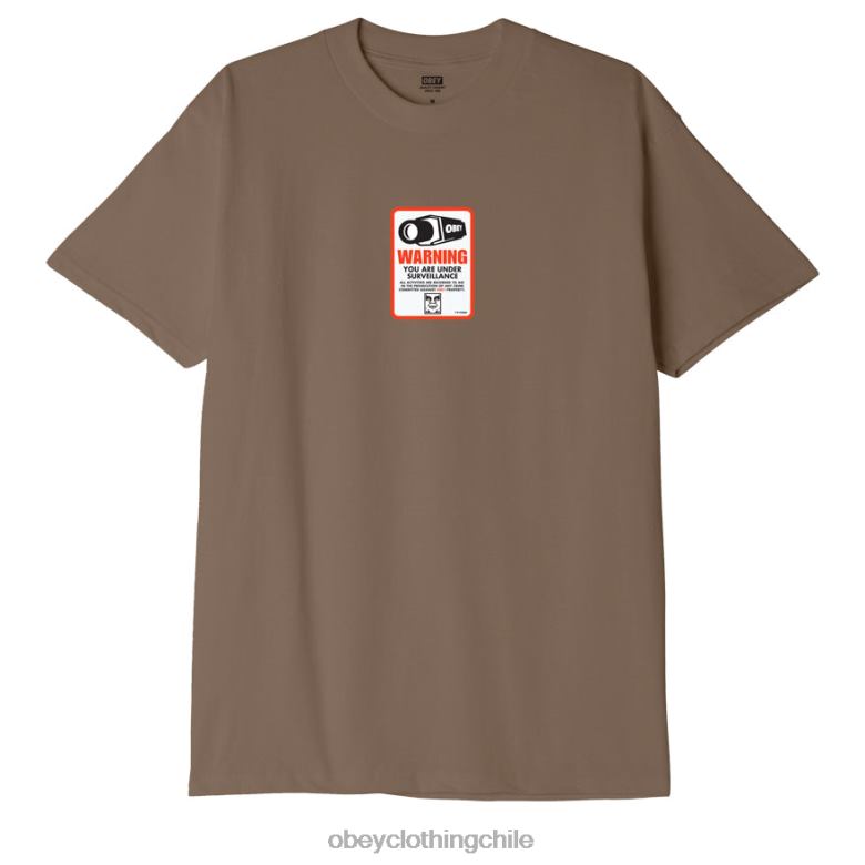 ropa 40VX897 hombres camiseta clásica de vigilancia OBEY limo