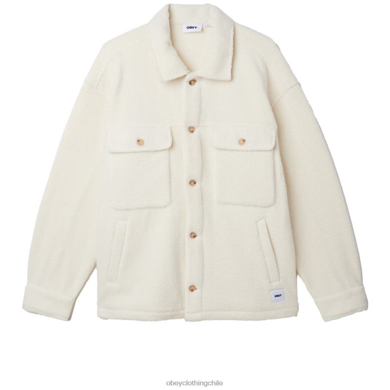 ropa 40VX752 hombres chaqueta tipo camisa thompson OBEY sin blanquear