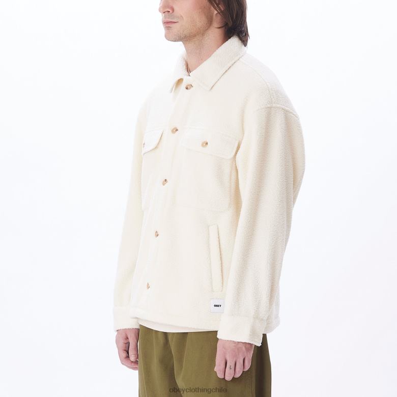 ropa 40VX752 hombres chaqueta tipo camisa thompson OBEY sin blanquear