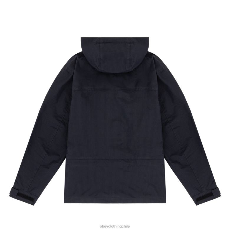 ropa 40VX814 hombres no te limites a mirar cómo se quema la chaqueta OBEY X NAPAPIJRI negro