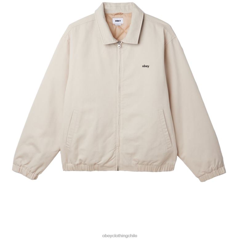 ropa 40VX830 hombres chaqueta leimert OBEY arcilla