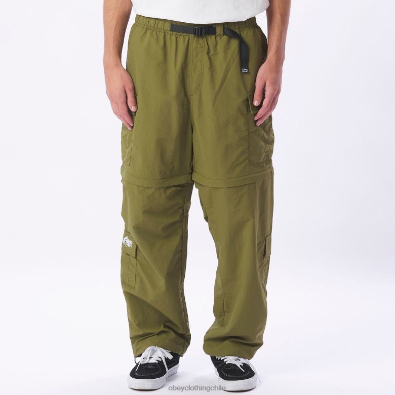ropa 40VX910 hombres pantalón cargo rapture off OBEY campo verde