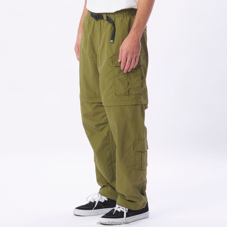 ropa 40VX910 hombres pantalón cargo rapture off OBEY campo verde