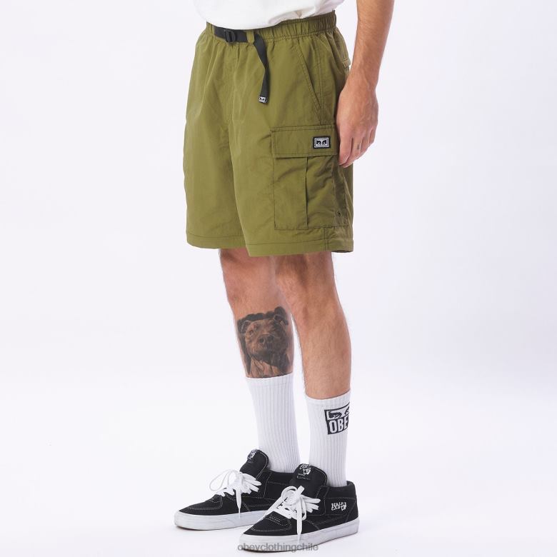 ropa 40VX910 hombres pantalón cargo rapture off OBEY campo verde