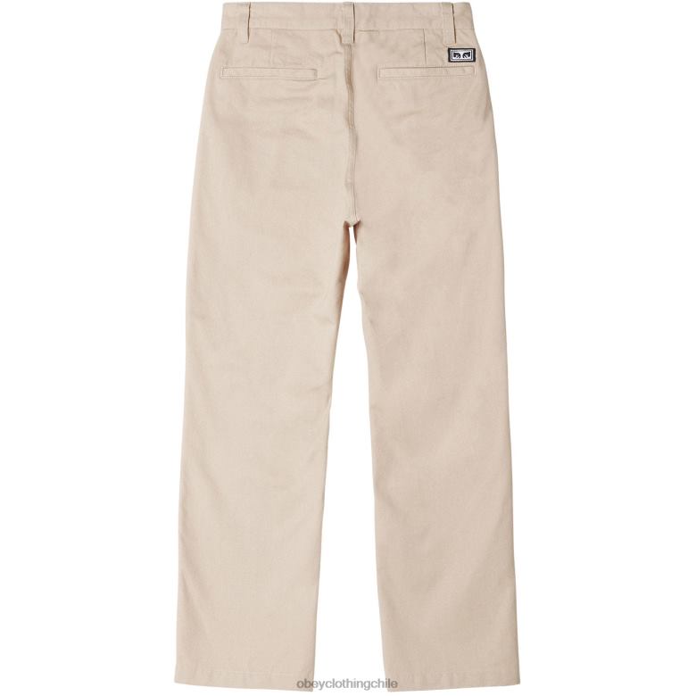ropa 40VX940 hombres pantalón inmobiliario OBEY arcilla