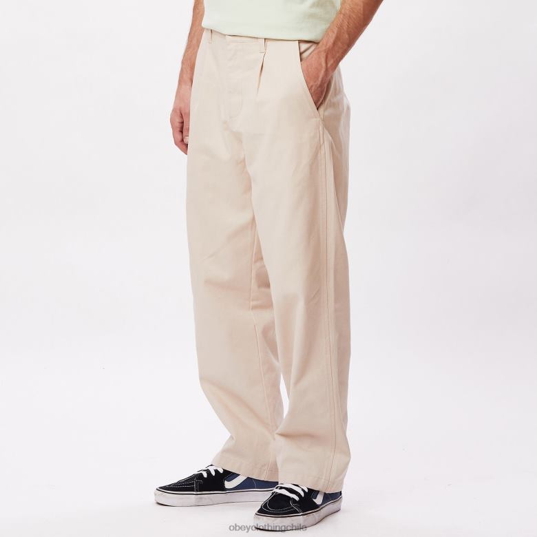 ropa 40VX940 hombres pantalón inmobiliario OBEY arcilla