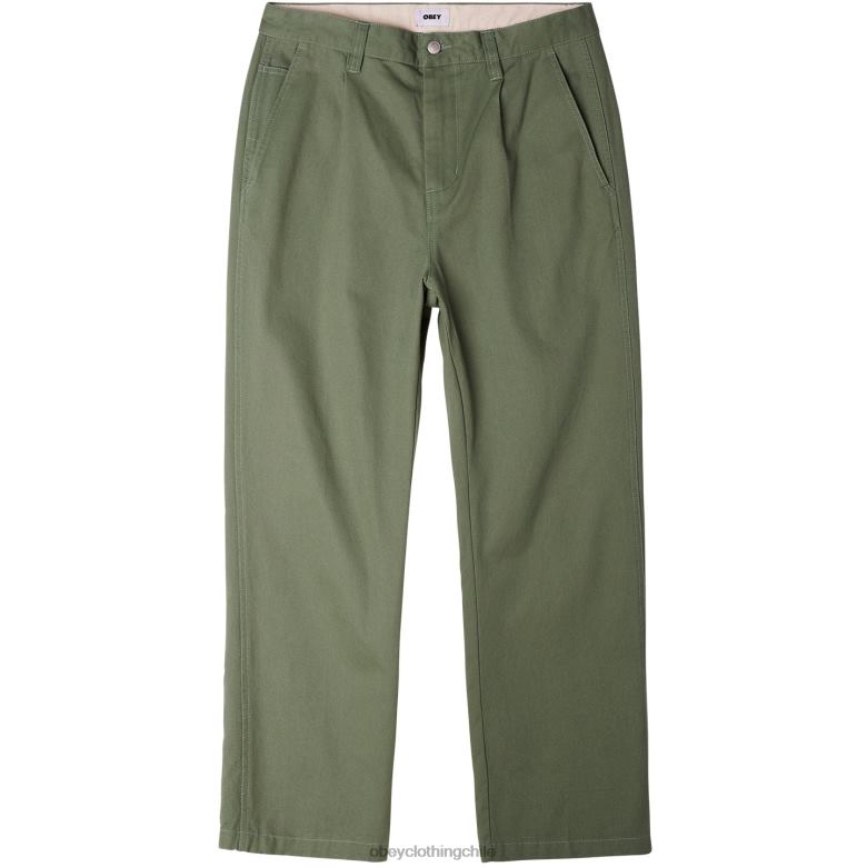 ropa 40VX941 hombres pantalón inmobiliario OBEY ondalita