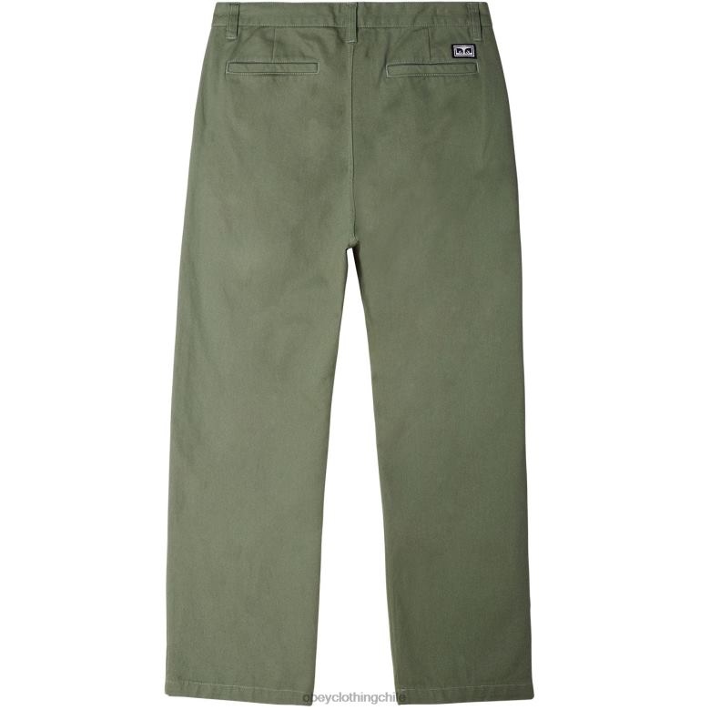 ropa 40VX941 hombres pantalón inmobiliario OBEY ondalita