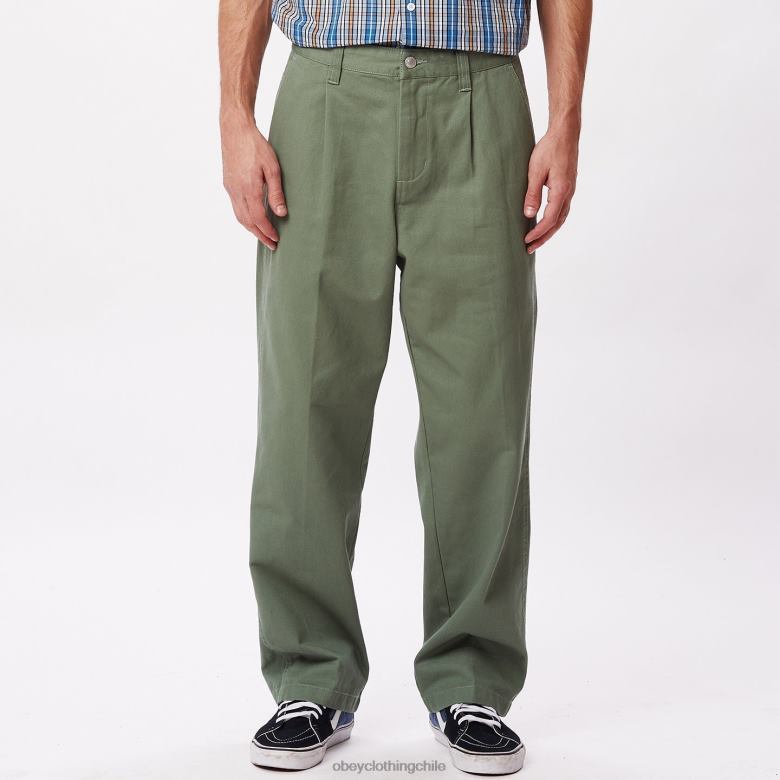ropa 40VX941 hombres pantalón inmobiliario OBEY ondalita