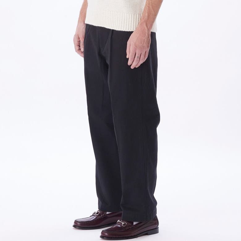 ropa 40VX942 hombres pantalón inmobiliario OBEY negro