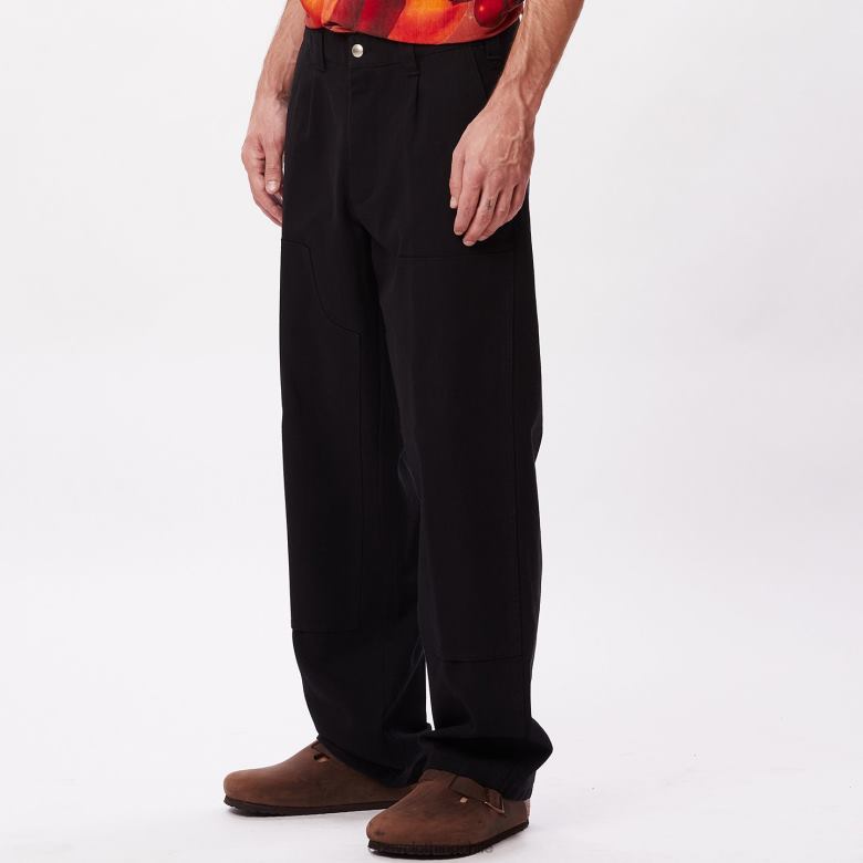 ropa 40VX948 hombres pantalón tornero OBEY negro