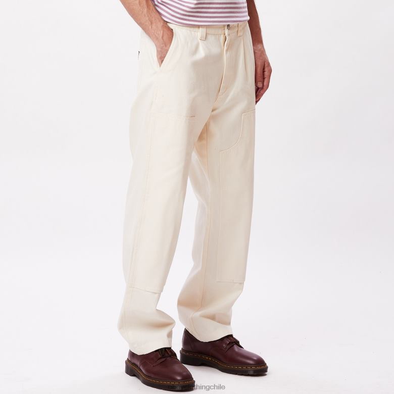 ropa 40VX949 hombres pantalón tornero OBEY sin blanquear