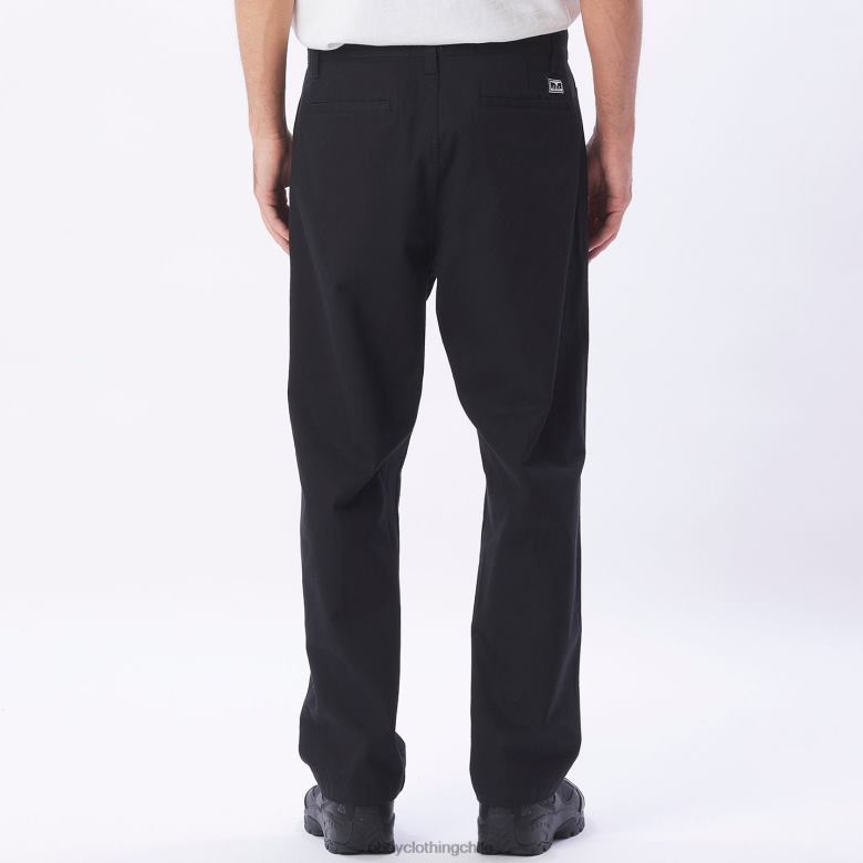ropa 40VX950 hombres pantalón con bordado estate OBEY negro