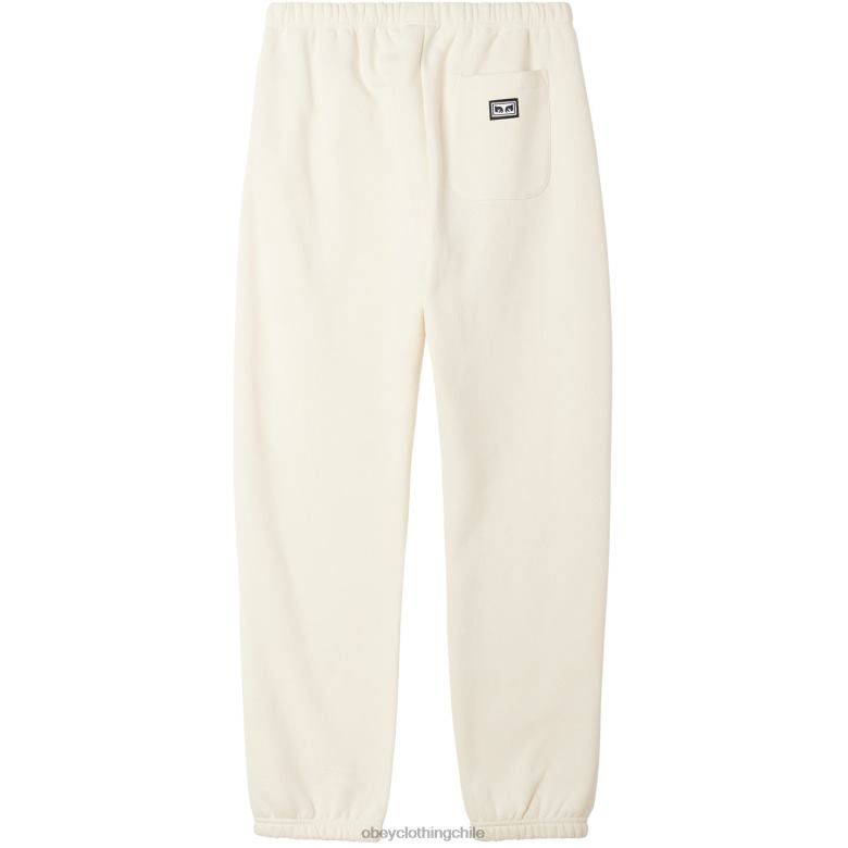 ropa 40VX965 hombres pantalón deportivo con ojos de establishment works OBEY sin blanquear