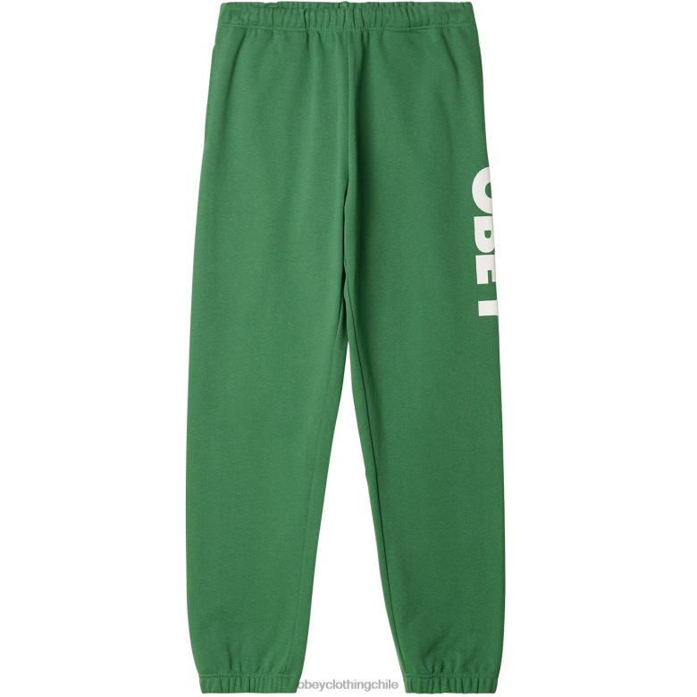 ropa 40VX967 hombres pantalón deportivo atrevido OBEY hoja de palma