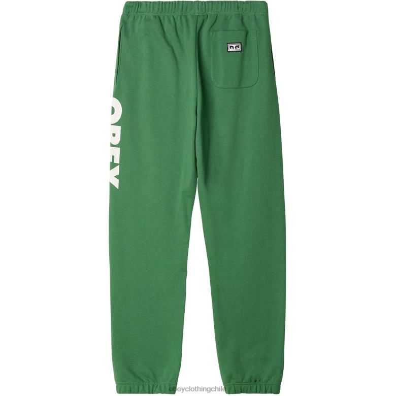 ropa 40VX967 hombres pantalón deportivo atrevido OBEY hoja de palma