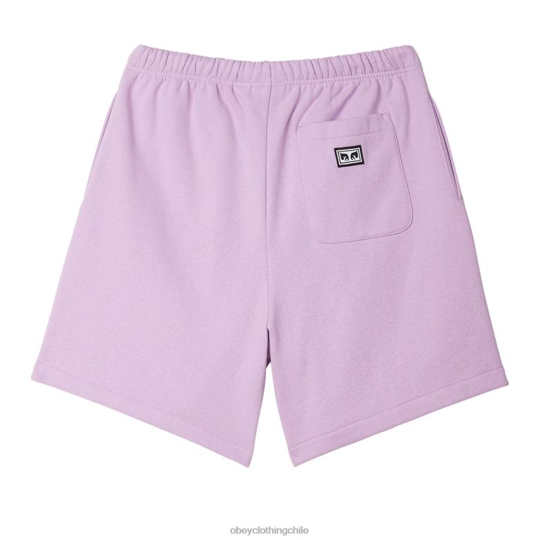 ropa 40VX976 hombres trabajos establecidos ojos sudor cortos OBEY lavanda digital