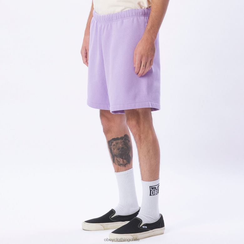 ropa 40VX976 hombres trabajos establecidos ojos sudor cortos OBEY lavanda digital