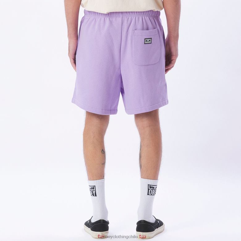 ropa 40VX976 hombres trabajos establecidos ojos sudor cortos OBEY lavanda digital