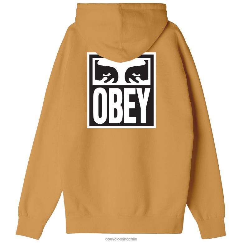 ropa 40VX1008 hombres Sudadera con capucha pesada Eyes Icon II OBEY reloj de sol