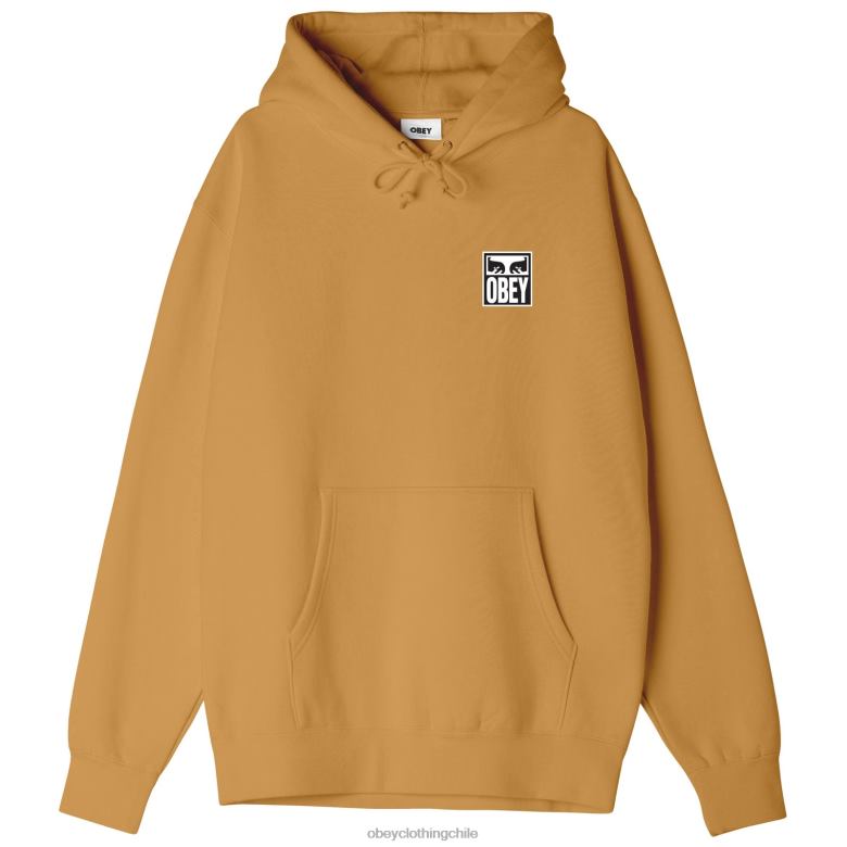 ropa 40VX1008 hombres Sudadera con capucha pesada Eyes Icon II OBEY reloj de sol