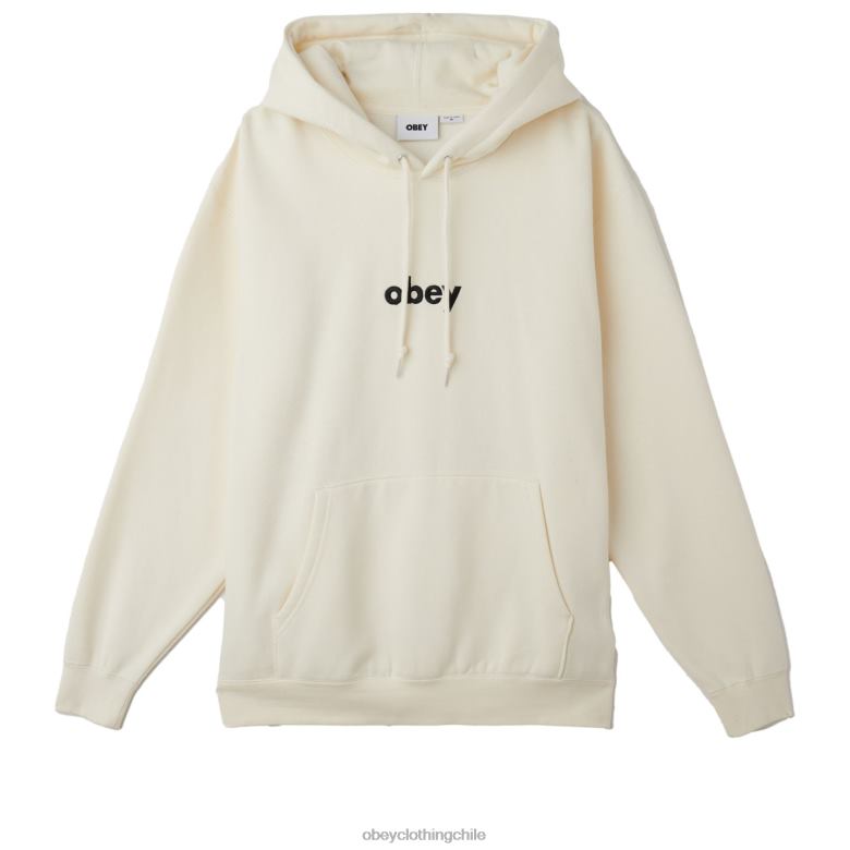 ropa 40VX1013 hombres capucha con capucha en minúsculas OBEY sin blanquear