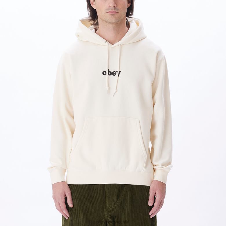 ropa 40VX1013 hombres capucha con capucha en minúsculas OBEY sin blanquear