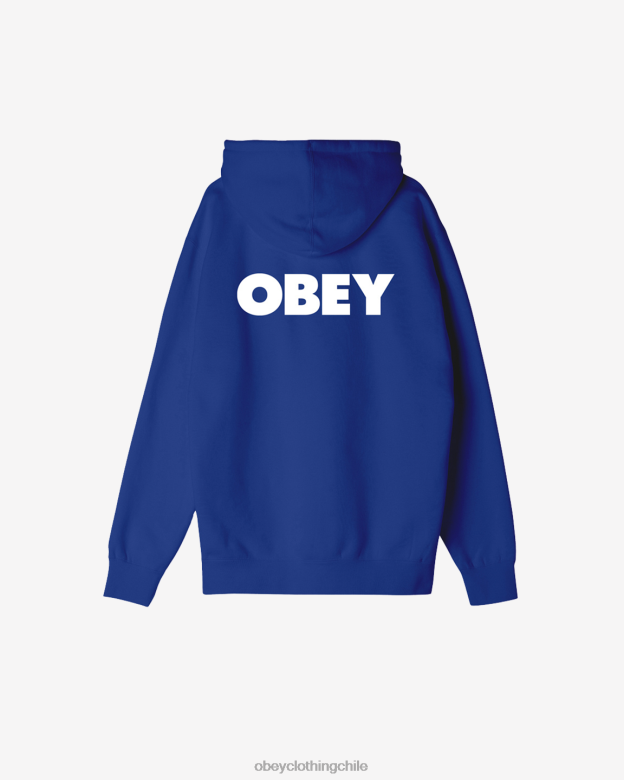 ropa 40VX1018 hombres capucha premium audaz OBEY surf azul