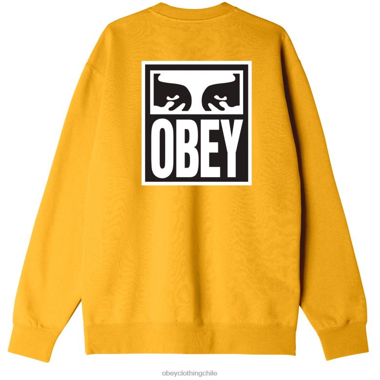 ropa 40VX1032 hombres Eyes Icon II cuello redondo pesado OBEY reloj de sol