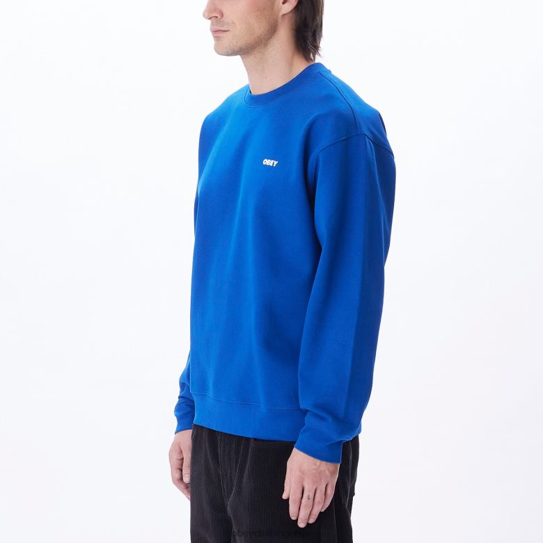 ropa 40VX1041 hombres cuello redondo premium audaz OBEY surf azul