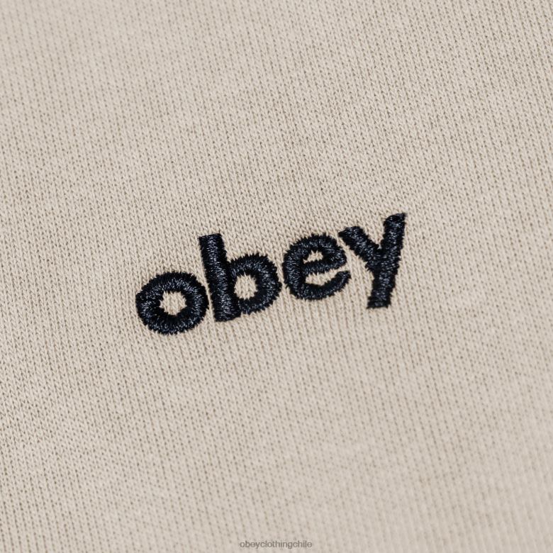 ropa 40VX1045 hombres siempre cuello redondo OBEY Gris plateado