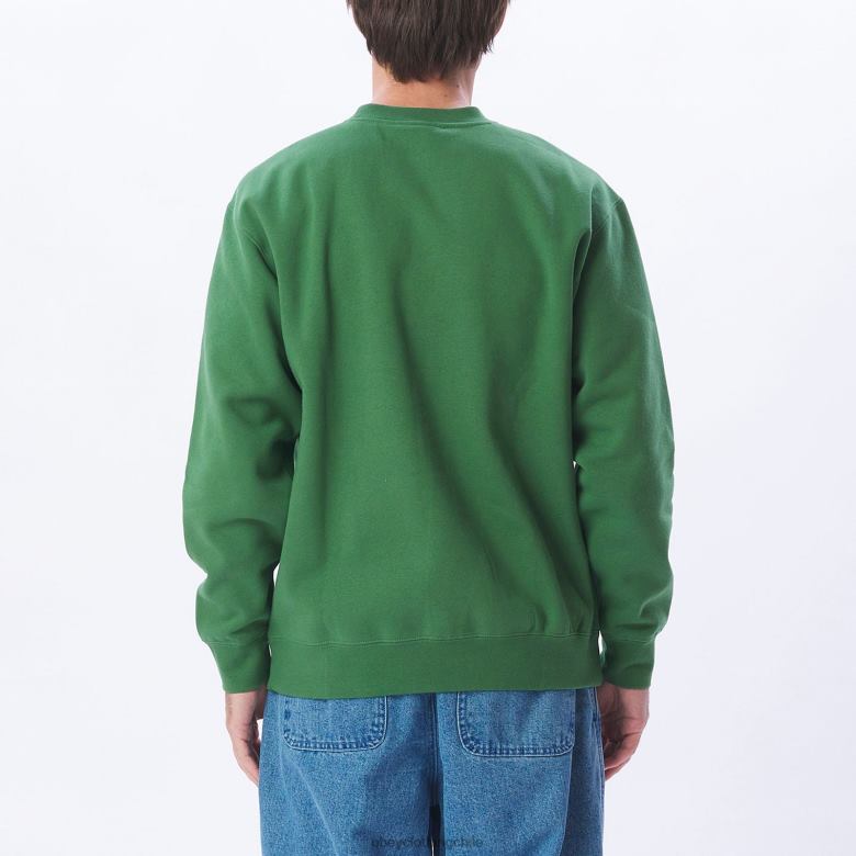 ropa 40VX1053 hombres cuello redondo en minúsculas OBEY hoja de palma