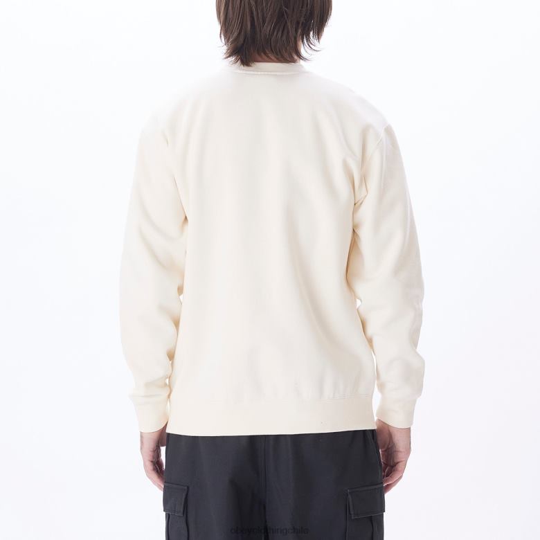 ropa 40VX1056 hombres cuello redondo en minúsculas OBEY sin blanquear