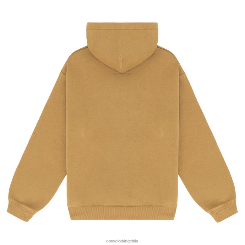 ropa 40VX982 hombres capucha OBEY X NAPAPIJRI caramelo