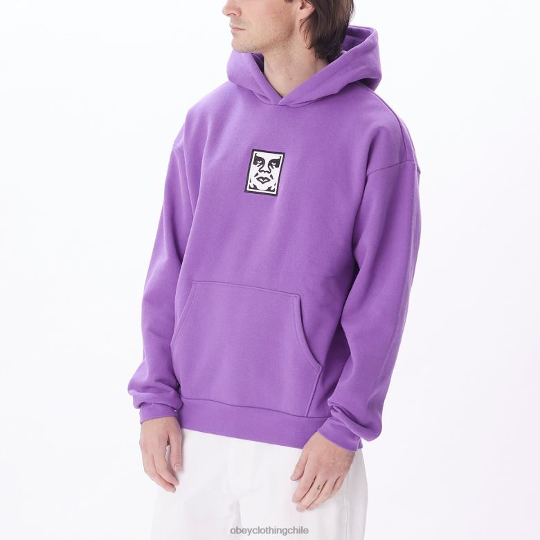 ropa 40VX990 hombres Icon capucha extra pesada ii OBEY flor de la pasión
