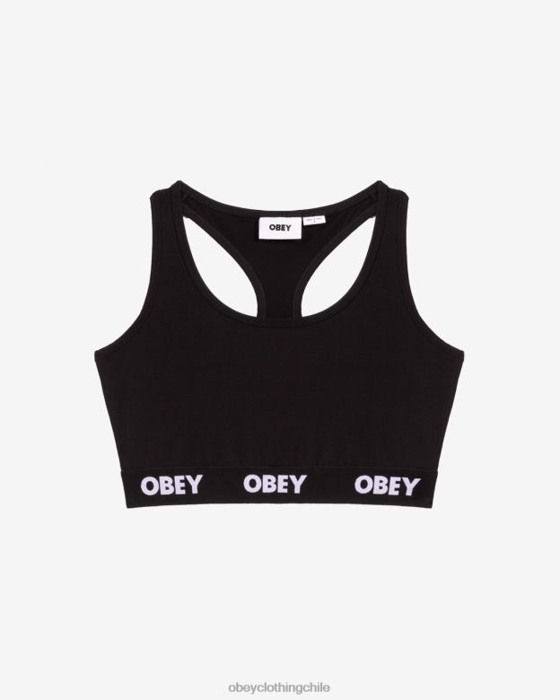 accesorios 40VX631 mujer bralette (paquete de 2) OBEY negro