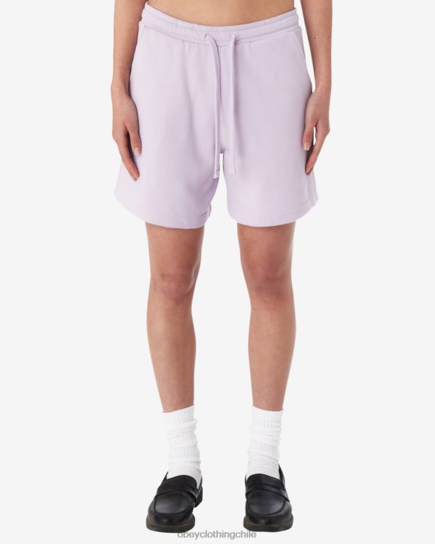 ropa 40VX545 mujer terry corto OBEY pétalo de orquídea
