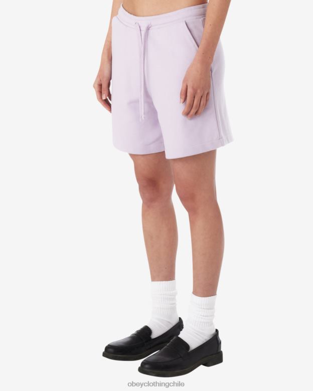 ropa 40VX545 mujer terry corto OBEY pétalo de orquídea