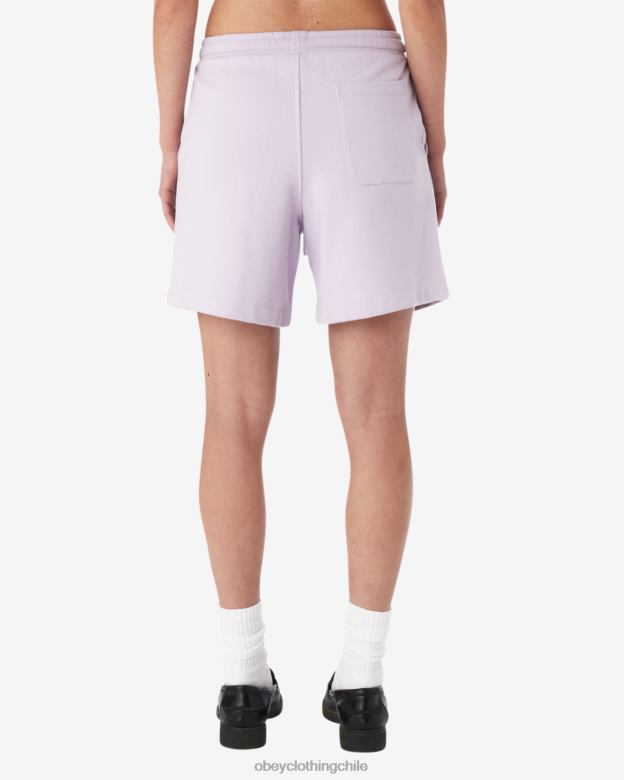 ropa 40VX545 mujer terry corto OBEY pétalo de orquídea