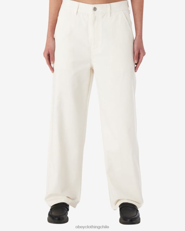 ropa 40VX514 mujer pantalón de carpintero brighton OBEY sin blanquear