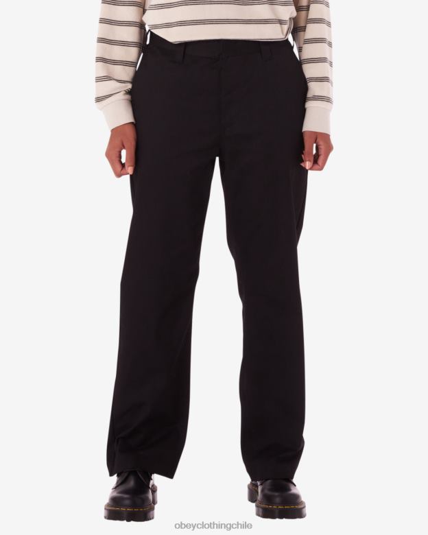 ropa 40VX519 mujer pantalón diario OBEY negro