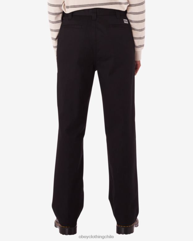 ropa 40VX519 mujer pantalón diario OBEY negro
