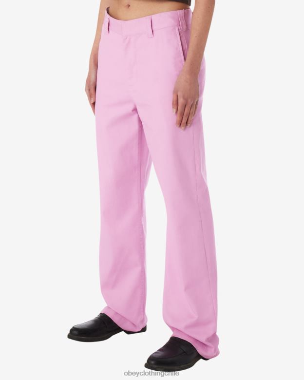 ropa 40VX520 mujer pantalón diario OBEY lavanda pastel