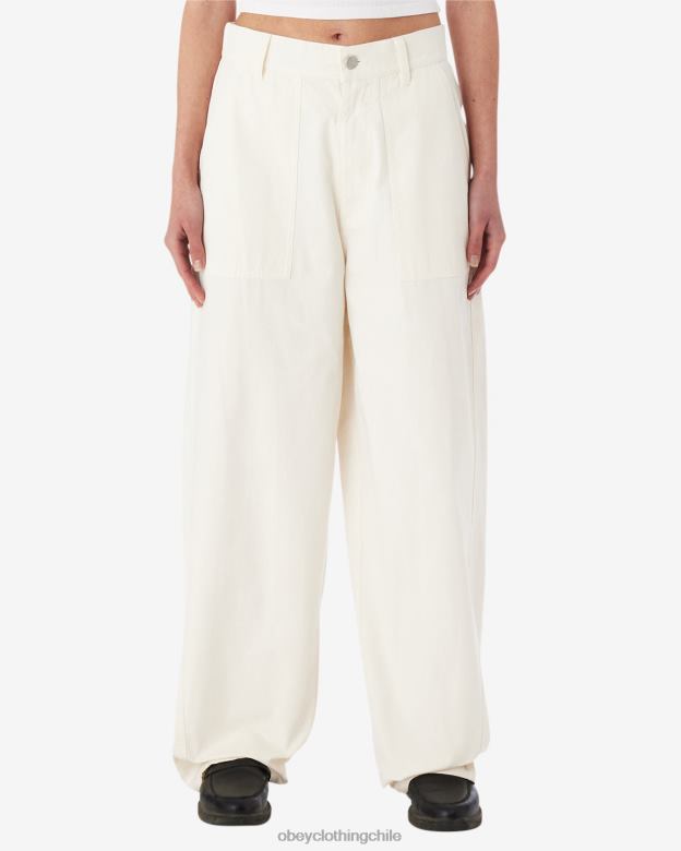 ropa 40VX523 mujer pantalón utilitario eugene OBEY sin blanquear