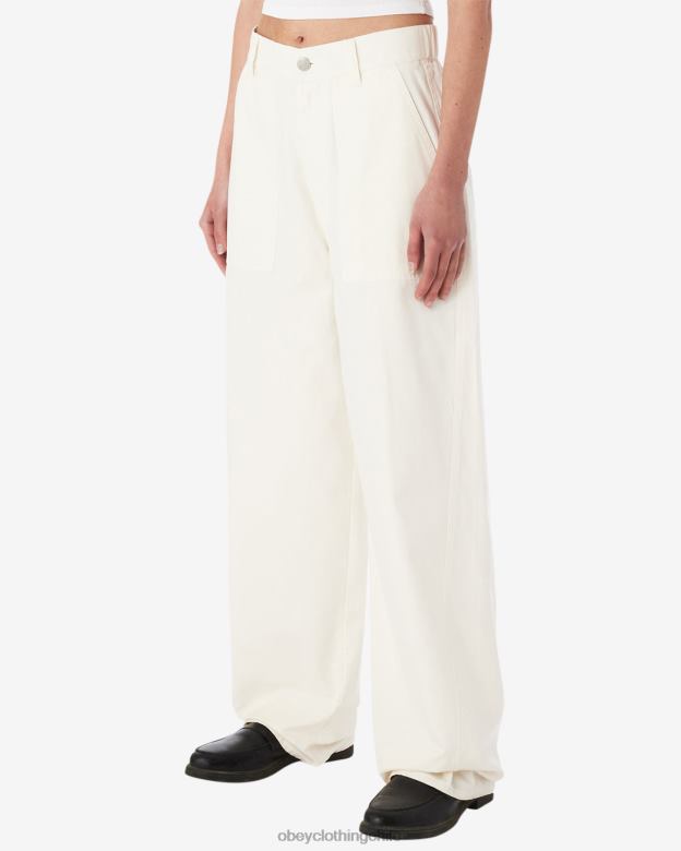 ropa 40VX523 mujer pantalón utilitario eugene OBEY sin blanquear