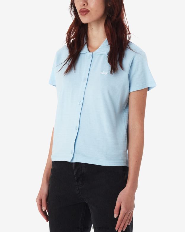 ropa 40VX562 mujer botón abajo OBEY cielo limpio
