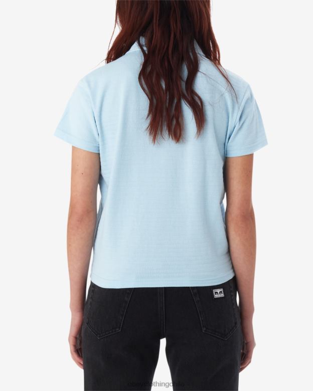 ropa 40VX562 mujer botón abajo OBEY cielo limpio