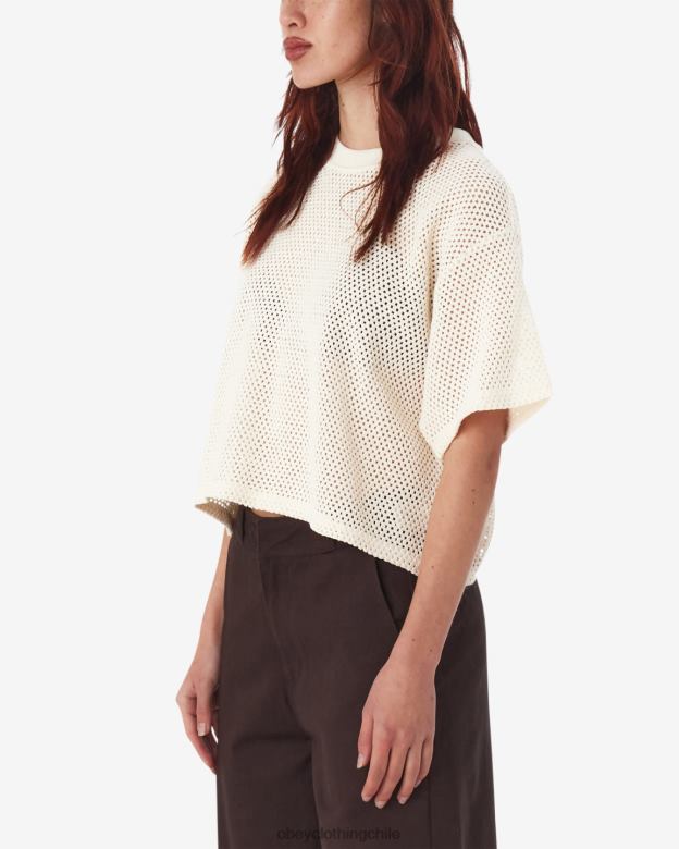 ropa 40VX552 mujer top de malla alex OBEY sin blanquear